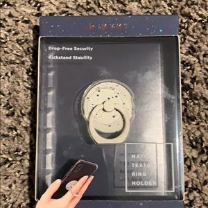 Cell phone ring/ kickstand holder